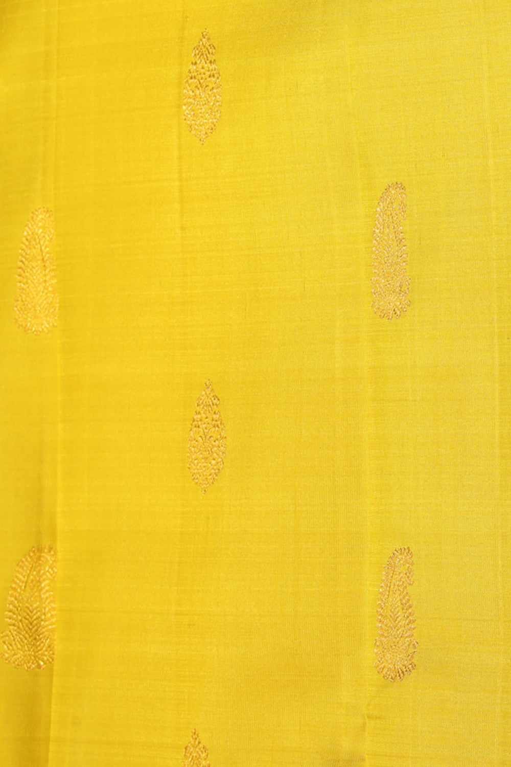 Collection of Kanjivaram Silk Yellow Saree in a gallery layout