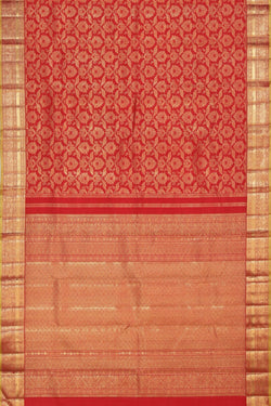 Collection of Kanjivaram Silk Red Saree in a gallery layout