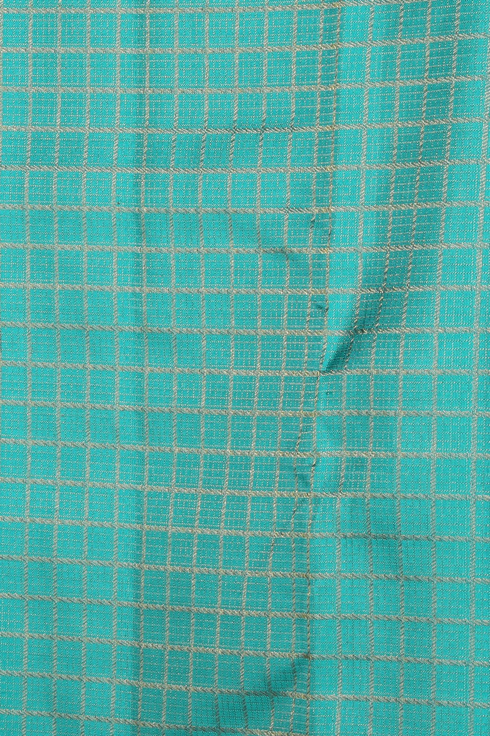 Collection of Kanchipattu Brocade Sea Green Saree in a gallery layout