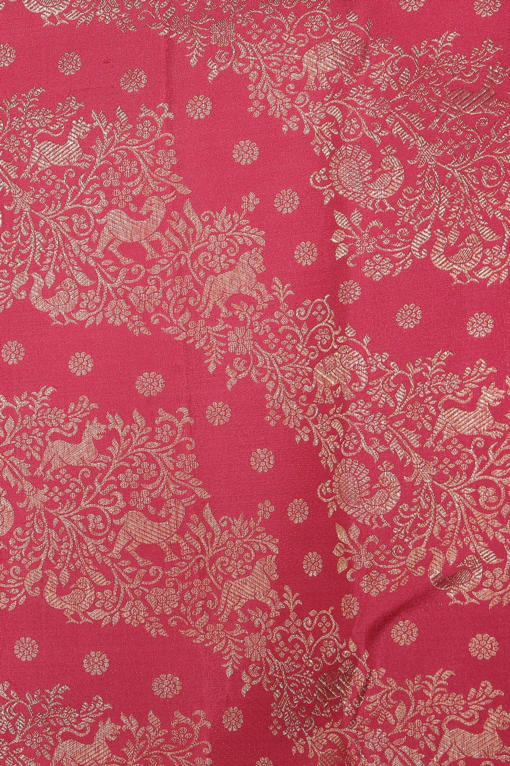 Collection of Kanchipattu Brocade Pink Saree in a gallery layout