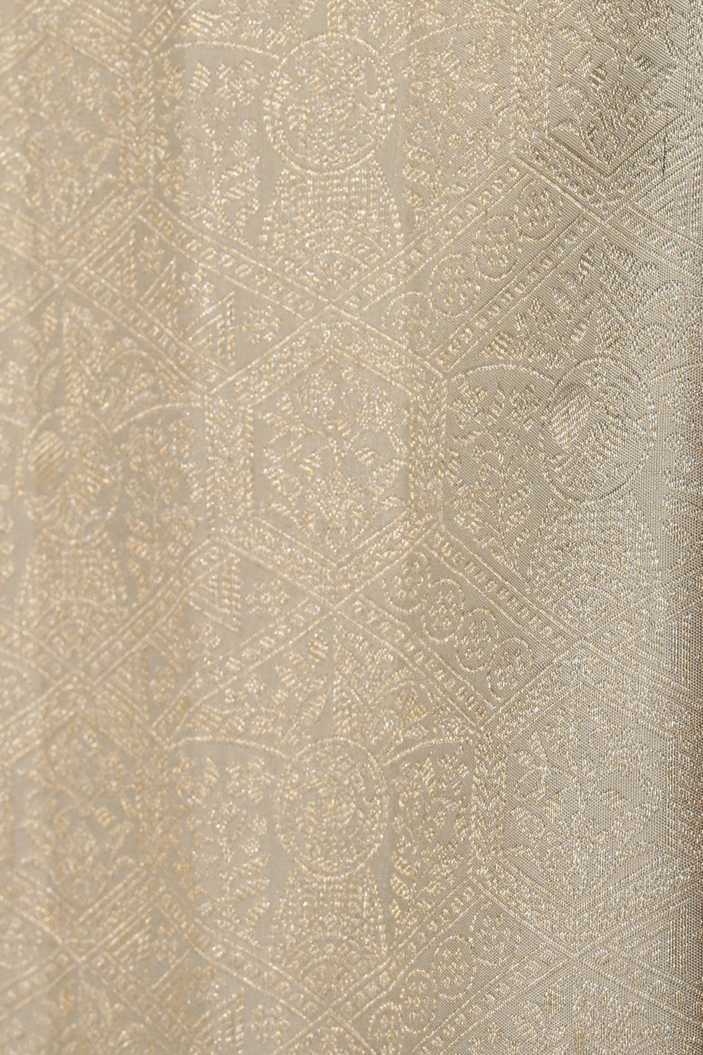 Kanchipattu Brocade Off-White Saree