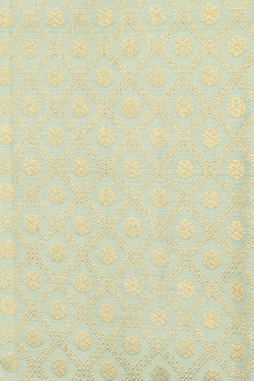 Image of Kanchipattu Brocade Mint Green Saree