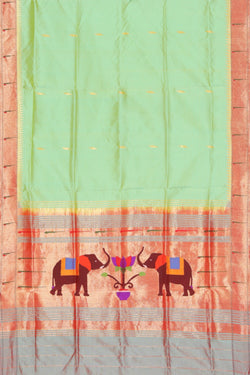 Image of Paithani Sea Green Dupatta