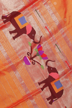 Image of Paithani Orange Dupatta