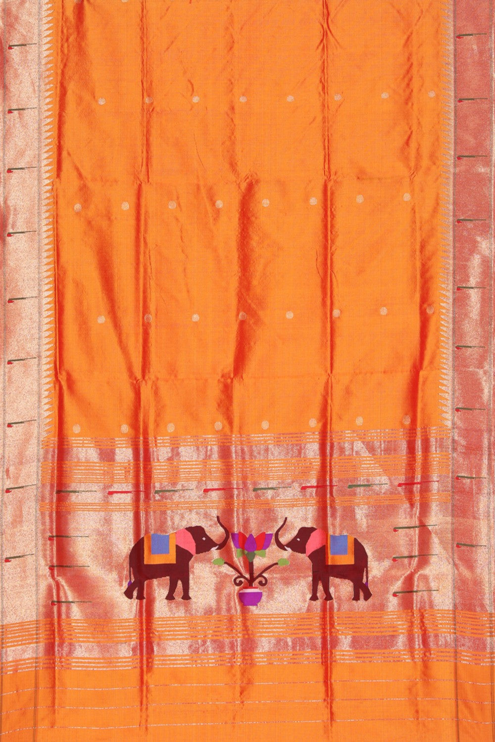 Paithani Orange Dupatta