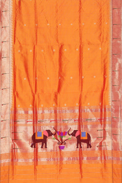 Image of Paithani Orange Dupatta