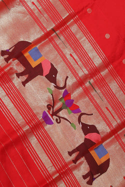 Image of Paithani Red Dupatta