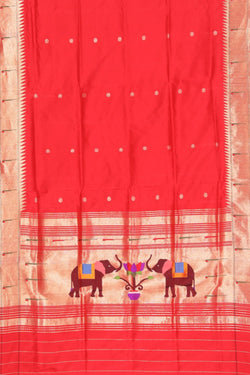 Image of Paithani Red Dupatta