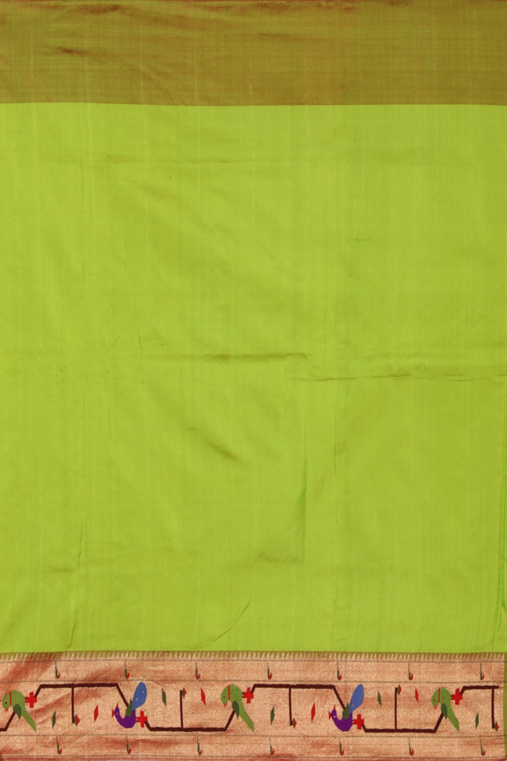 Image of Paithani A Beautiful Green Saree