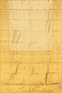 Collection of Kanjivaram Silk Gold Saree in a gallery layout