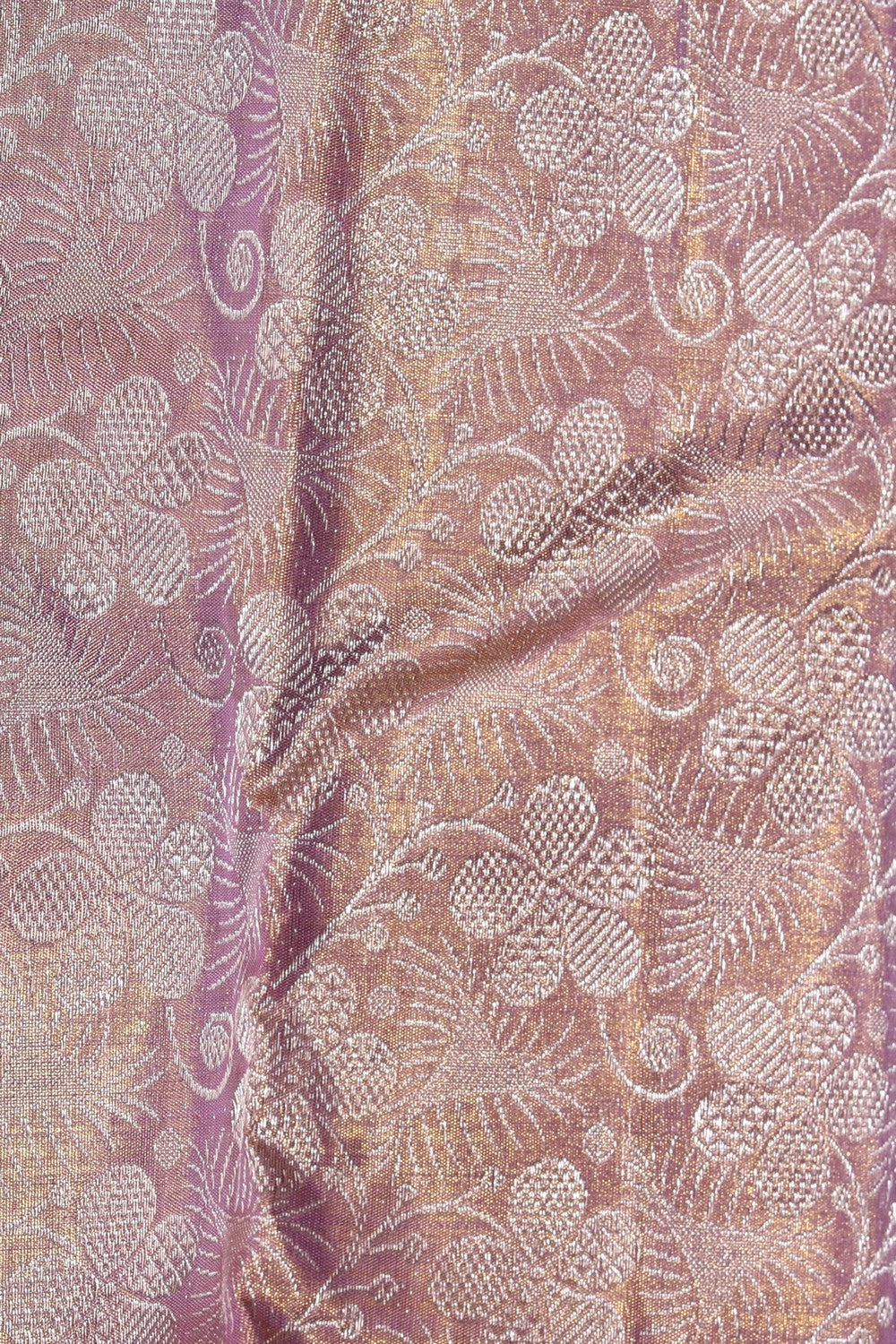 Kanchipuram Silk Brocade Purple Saree