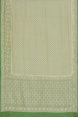 Image of Banarasi Georgette Green Saree