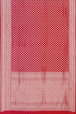 Image of Banarasi Georgette Pink Saree