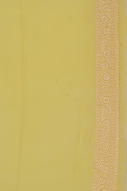 Collection of Banarasi Georgette Cream Saree in a gallery layout