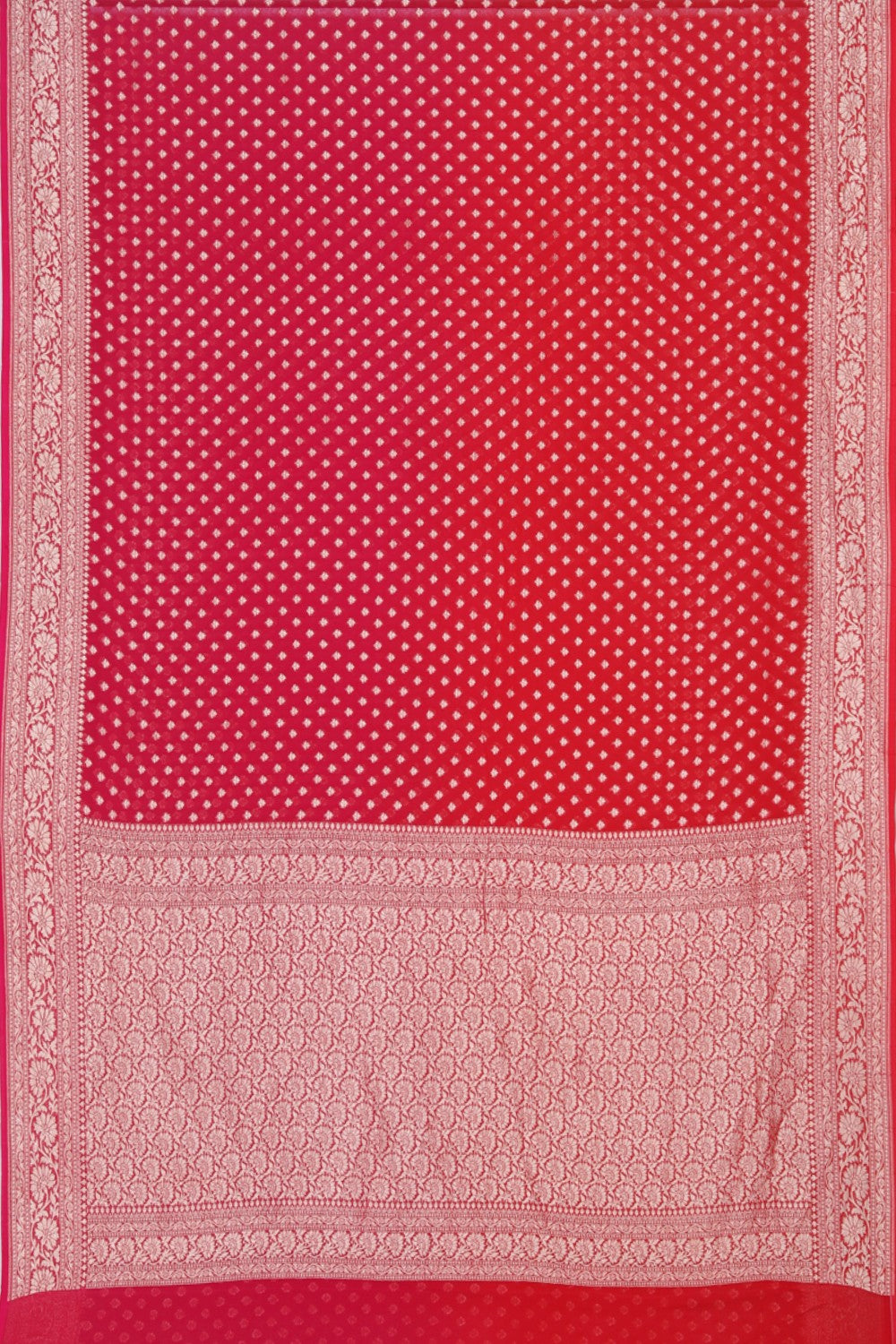 Banarasi Georgette Pink Saree