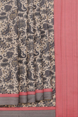 Collection of Floral Print Silk Saree in a gallery layout