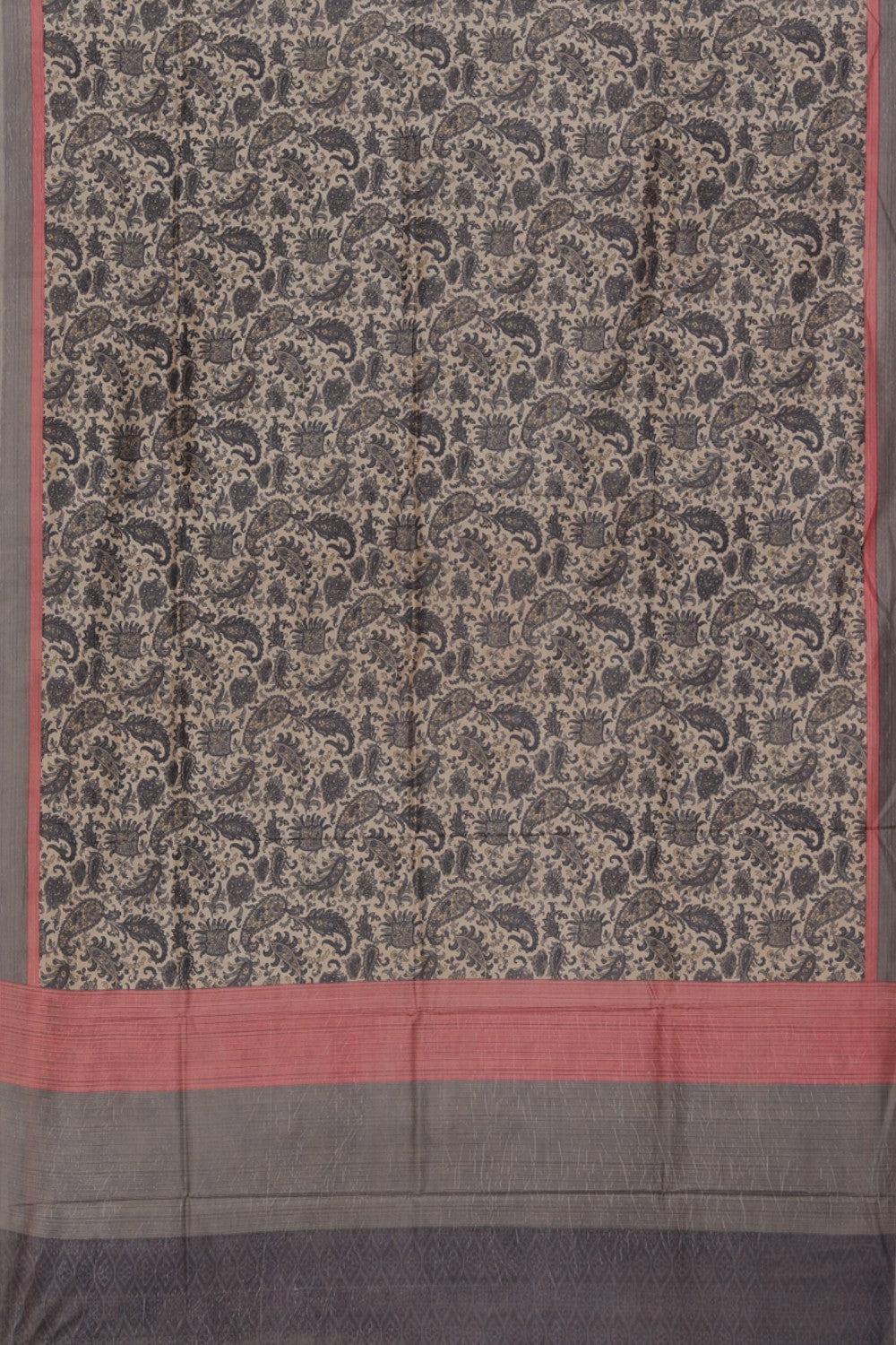 Collection of Floral Print Silk Saree in a gallery layout