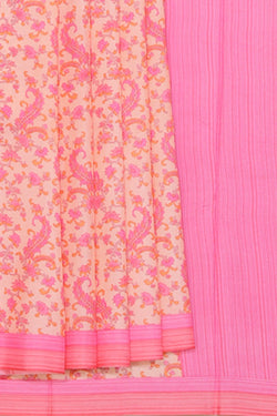 Collection of Floral Print Silk Saree in a gallery layout