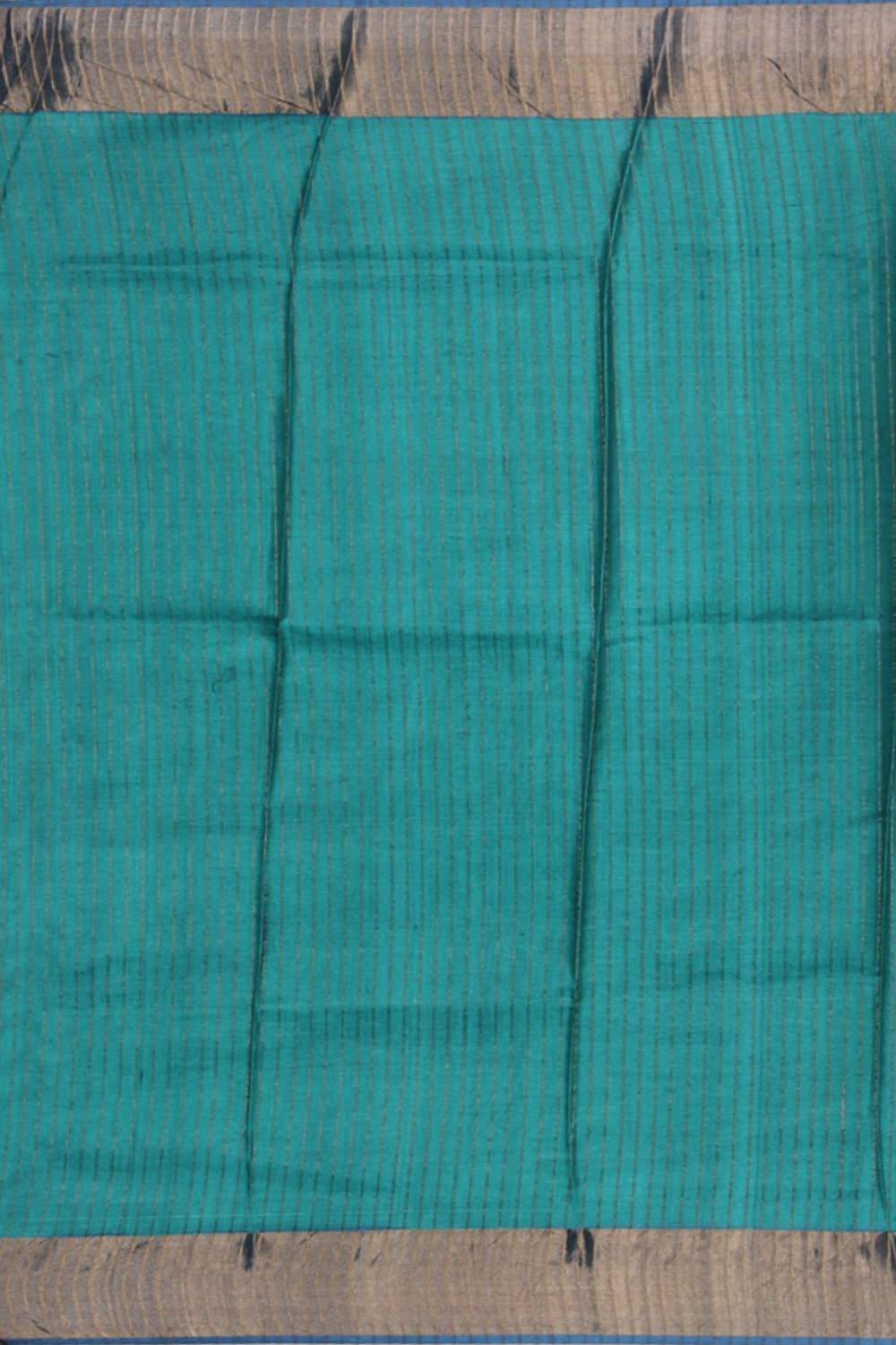 Image of Tussar-Silk Modern Art Print Saree