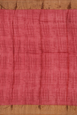 Image of Tussar-Silk Embroidery Saree