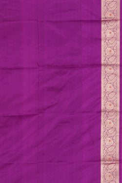 Collection of Banarasi Silk Violet Saree in a gallery layout