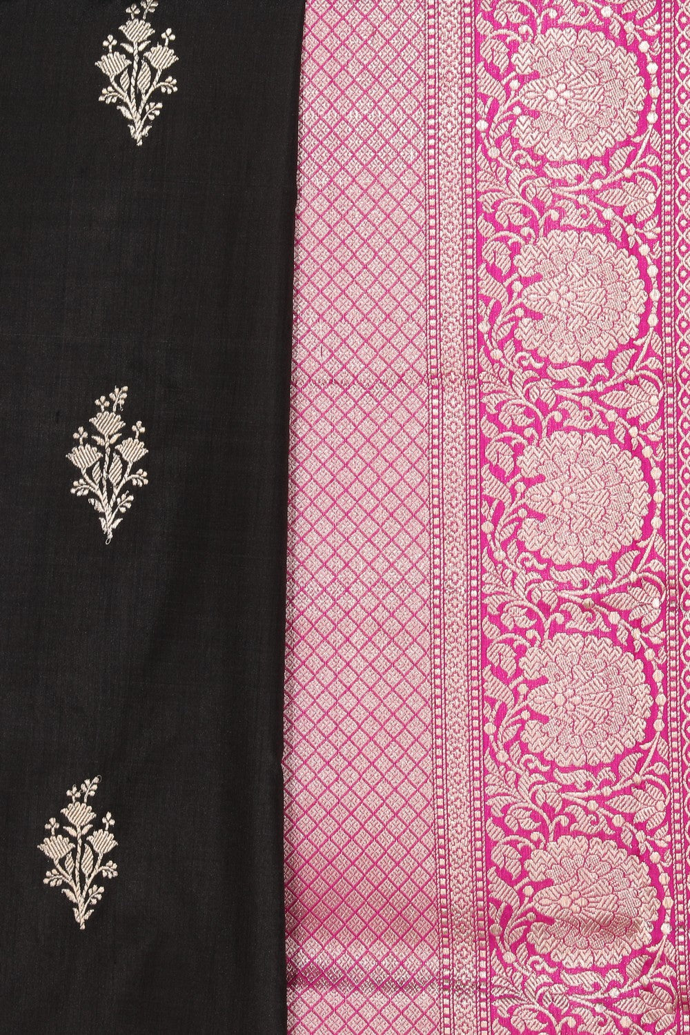 Banarasi Silk Black Saree