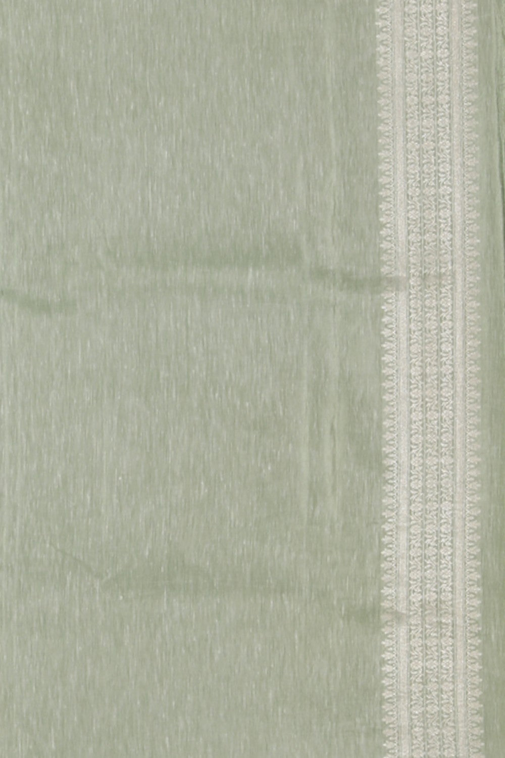 Collection of Banarasi Linen Silk Aqua Green Saree in a gallery layout