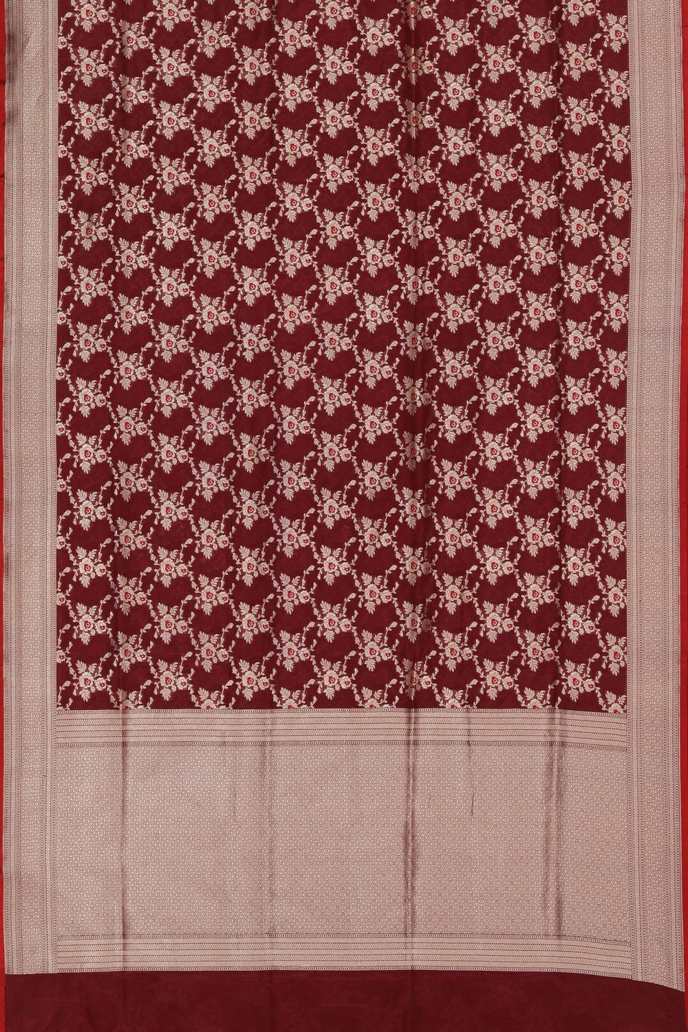 Banarasi Silk Maroon Saree