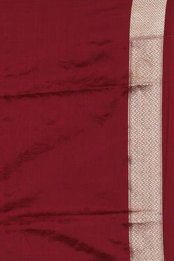 Image of Banarasi Silk Plum-Pink Saree