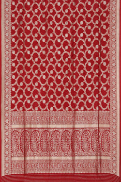 Collection of Banarasi Silk Red Saree in a gallery layout