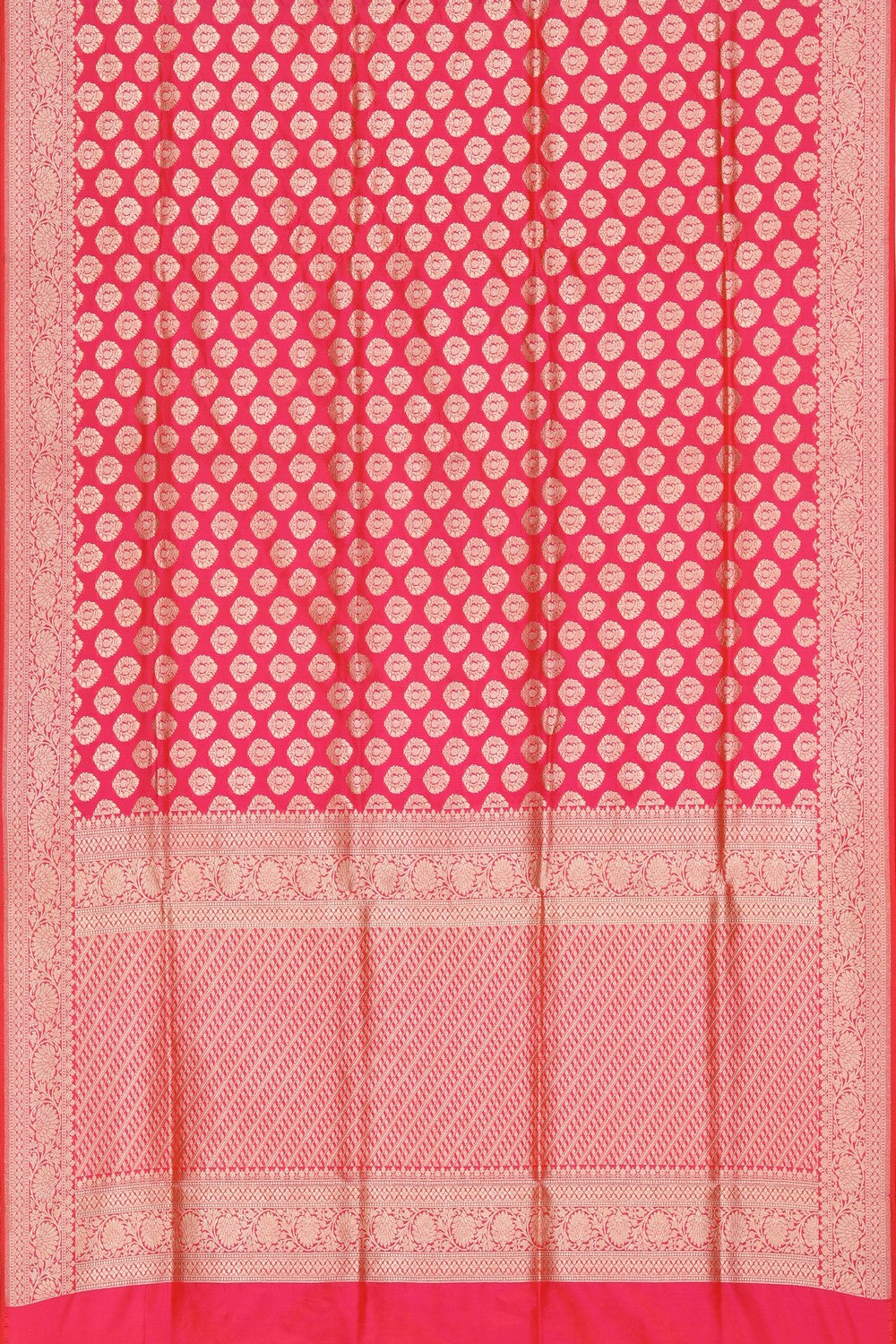 Collection of Banarasi Silk Fuchsia-Pink Saree in a gallery layout