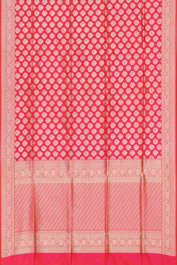 Collection of Banarasi Silk Fuchsia-Pink Saree in a gallery layout