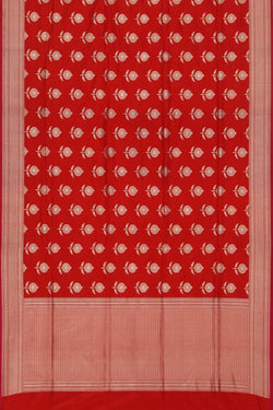 Collection of Banarasi Silk Red Saree in a gallery layout