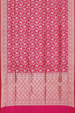 Collection of Banarasi Silk Pink Saree in a gallery layout