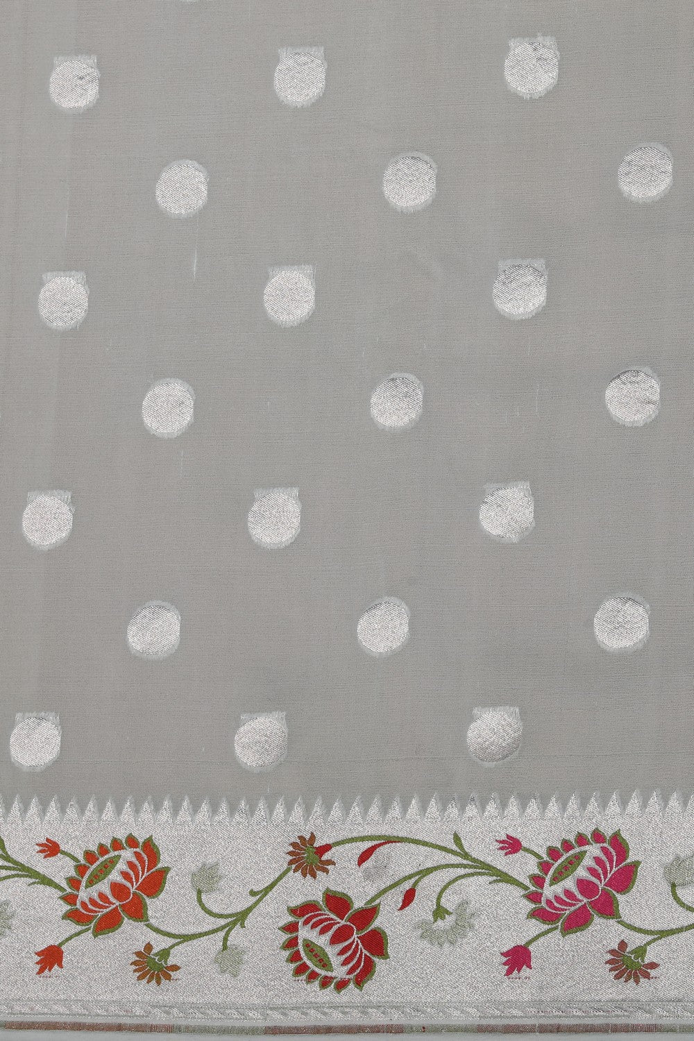 Image of Banarasi Georgette Pastel-Green Saree