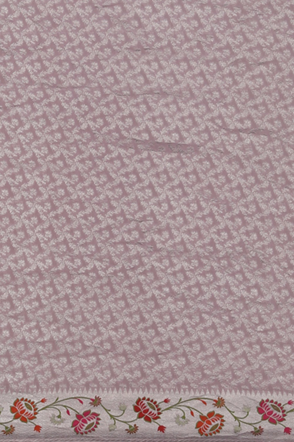 Image of Banarasi Georgette Pastel-Green Saree