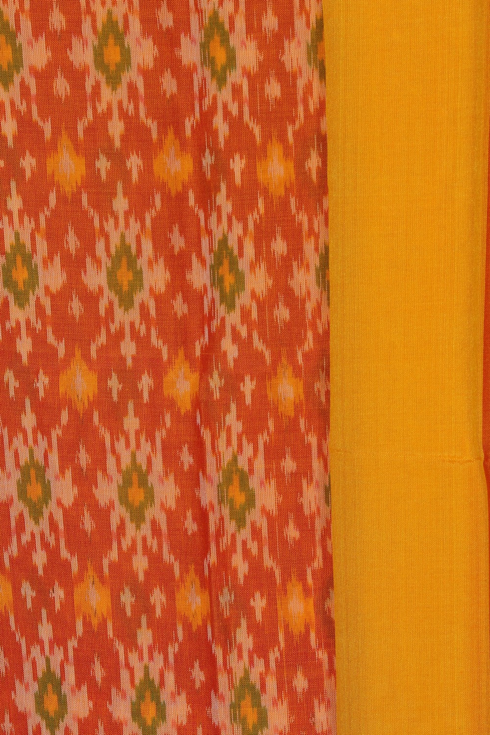 Pochampally Ikat Unstitched Suit With Dupatta (3 Pcs Set)