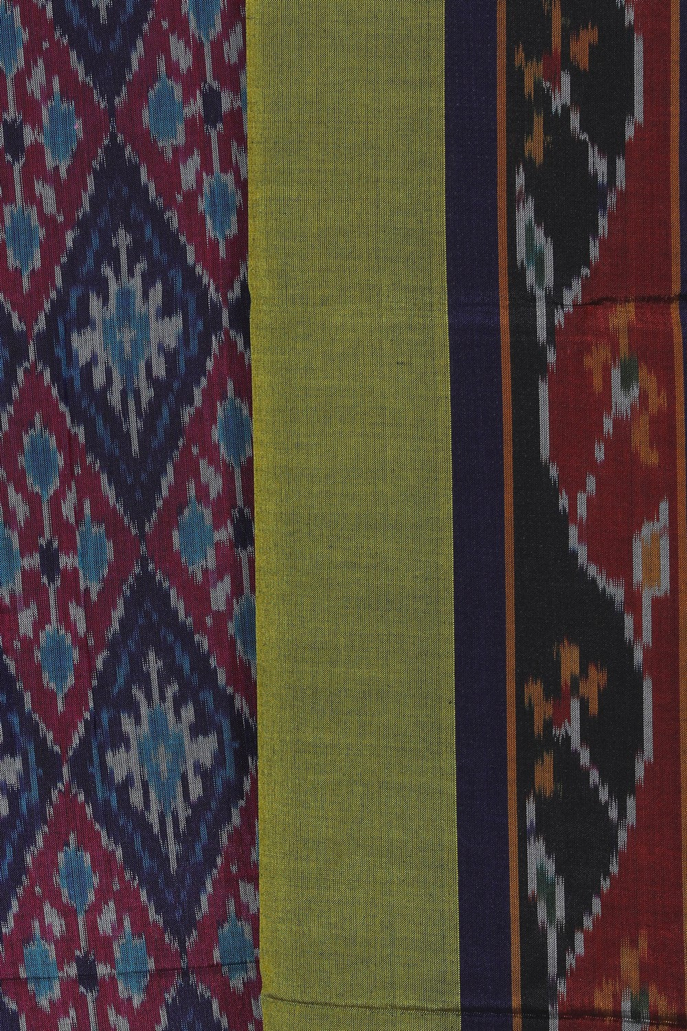 Collection of Pochampally Ikat Unstitched Suit With Dupatta (3 Pcs Set) in a gallery layout