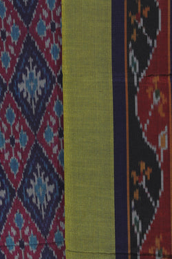 Collection of Pochampally Ikat Unstitched Suit With Dupatta (3 Pcs Set) in a gallery layout