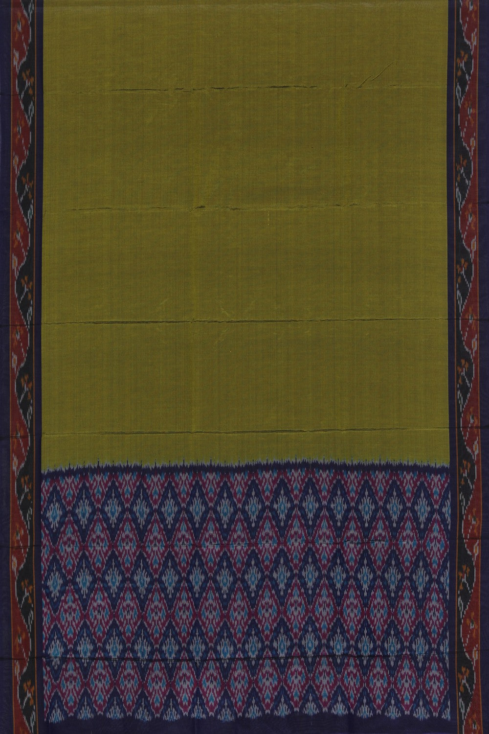 Collection of Pochampally Ikat Unstitched Suit With Dupatta (3 Pcs Set) in a gallery layout