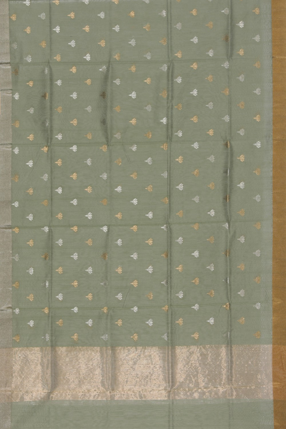 Collection of Chanderi Pastel Green Dupatta in a gallery layout