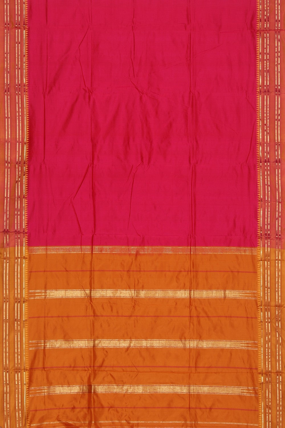 Collection of Narayanpet Pure Silk Saree in a gallery layout