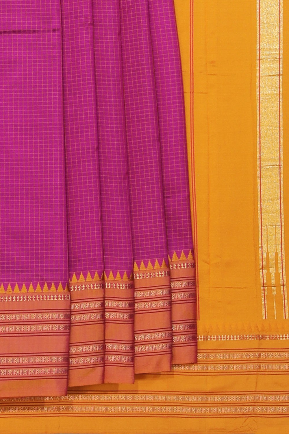 Collection of Narayanpet Pure Silk Saree in a gallery layout