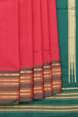 Collection of Narayanpet Pure Silk Saree in a gallery layout