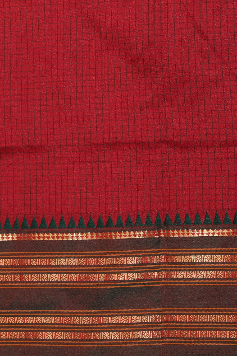 Collection of Narayanpet Pure Silk Saree in a gallery layout