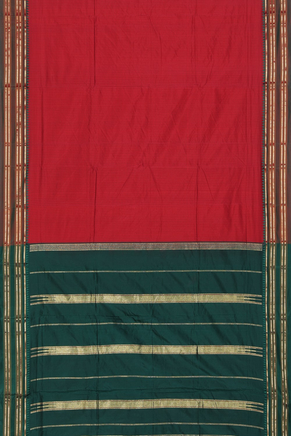 Collection of Narayanpet Pure Silk Saree in a gallery layout