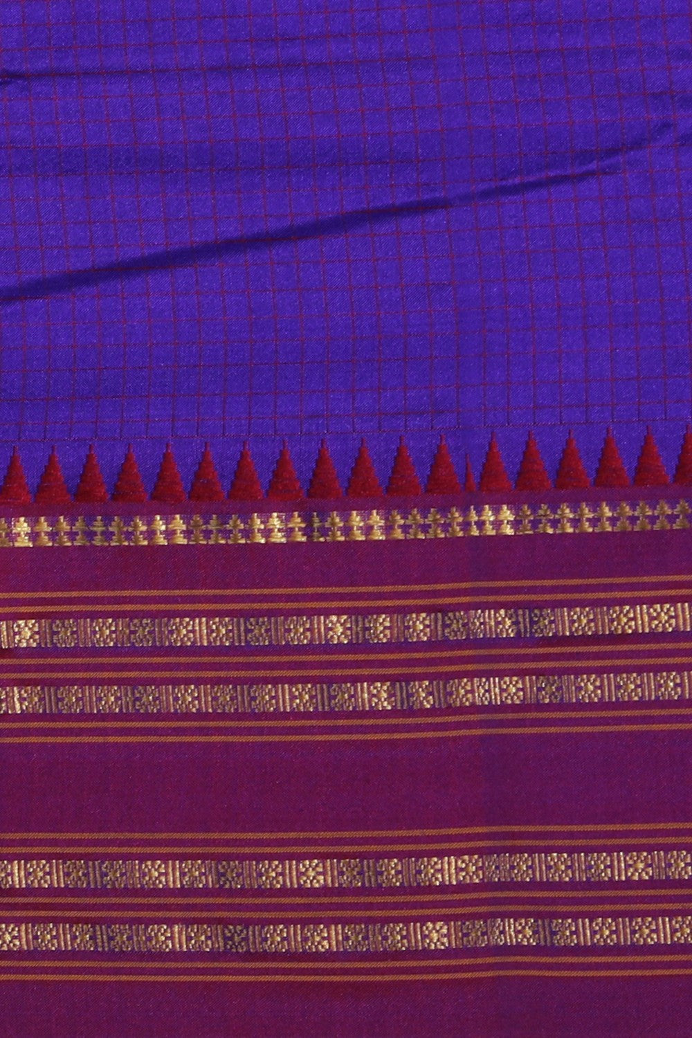 Collection of Narayanpet Pure Silk Saree in a gallery layout