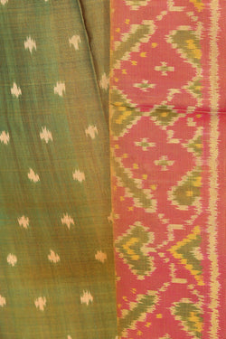 Image of Rajkot Patola Unstitched Suit With Dupatta (3 Pcs Set)