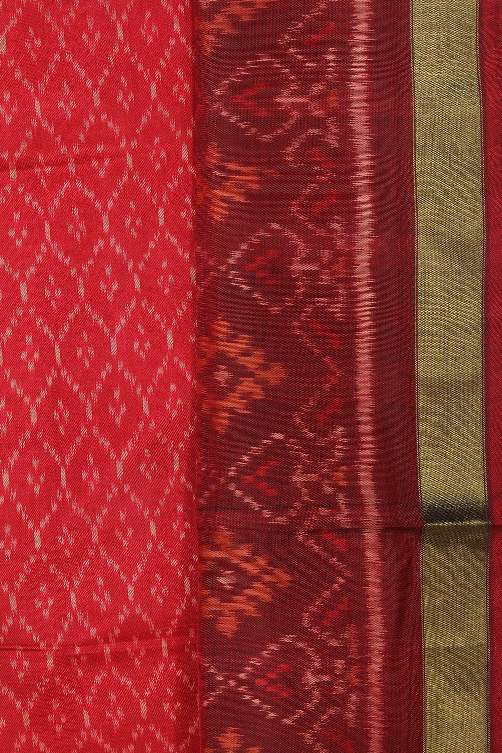 Collection of Rajkot Patola Unstitched Suit With Dupatta (3 Pcs Set) in a gallery layout