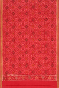 Collection of Rajkot Patola Unstitched Suit With Dupatta (3 Pcs Set) in a gallery layout